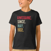 Awesome Since May 1932 Birthday Tシャツ (正面)