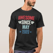 Awesome Since May 1989 Tシャツ (正面)