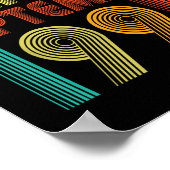 Awesome Since September 1995 Years 30th Bday Funny ポスター (角)