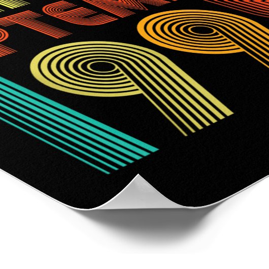 Awesome Since September 1995 Years 30th Bday Funny ポスター (角)