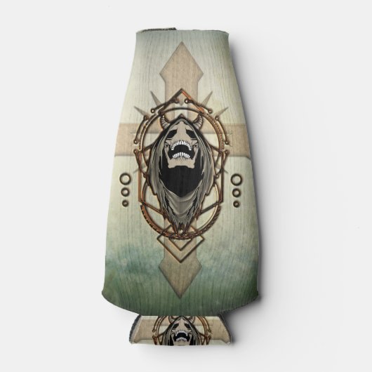 Awesome skull ボトルクーラー (正面)