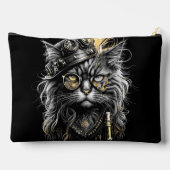 Awesome Steampunk Cat  アクセサリーポーチ (裏面)