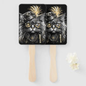 Awesome Steampunk Cat ハンドファン (正面&裏面)