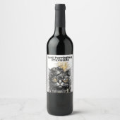 Awesome Steampunk Cat  ワインラベル (正面)