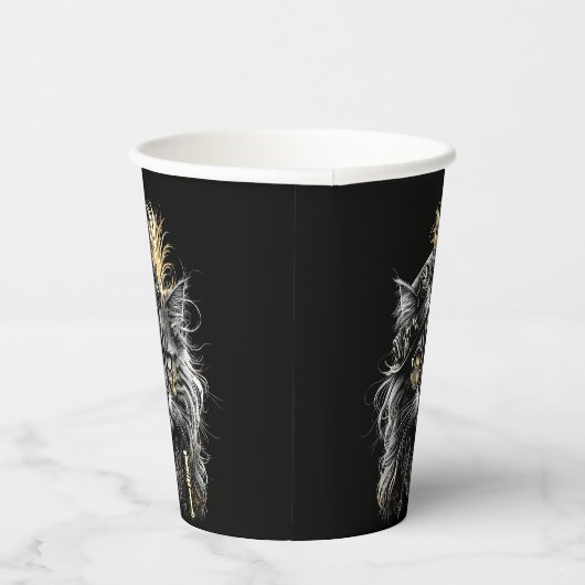 Awesome Steampunk Cat 紙コップ (右)