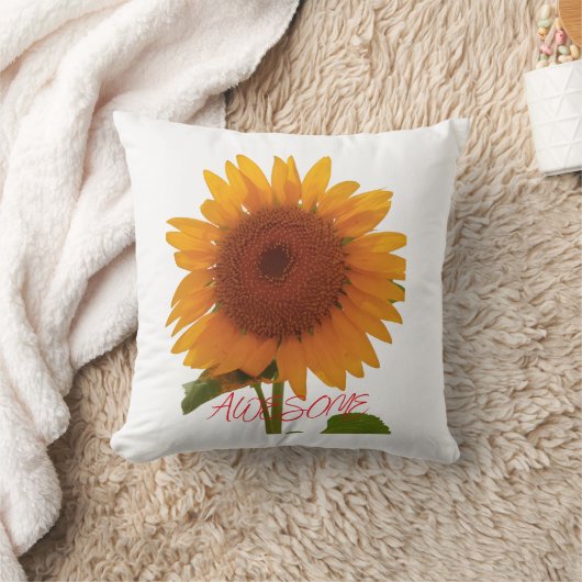 AWESOME SUNFLOWER クッション (ブランケット)