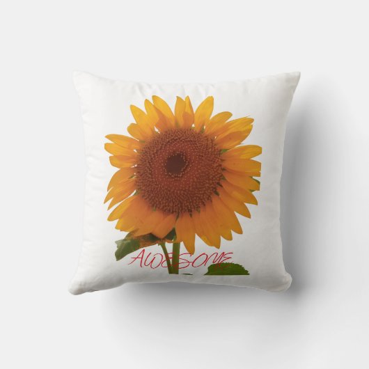 AWESOME SUNFLOWER クッション (裏面)