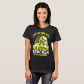Awesome Trucker Truck Driver Tシャツ (正面フル)