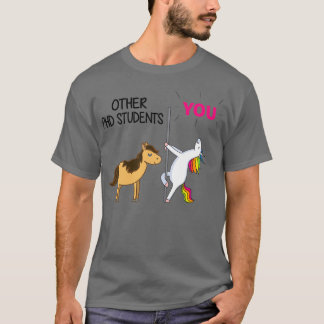 Awesome Unicorn Gift For PHD Student 1 Tシャツ