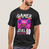 Awesome Video Games Controller Level 10 Unlocked G Tシャツ (正面)