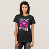 Awesome Video Games Controller Level 10 Unlocked G Tシャツ (正面フル)