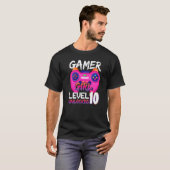Awesome Video Games Controller Level 10 Unlocked G Tシャツ (正面フル)