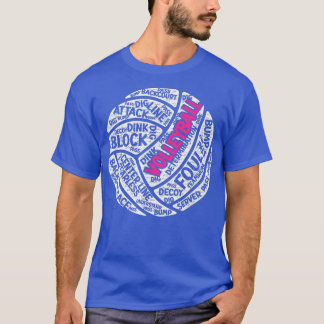 Awesome Volleyball Gifts Cute Volleyball Game Wome Tシャツ