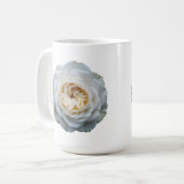 Awesome White Rose White Classic Mug コーヒーマグカップ (正面左)