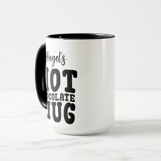 Awesome Your Name (So-And-So's) Hot Chocolate マグカップ (正面左)