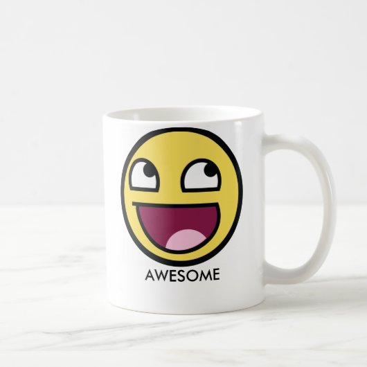 Awesomefaceのマグ コーヒーマグカップ (右)