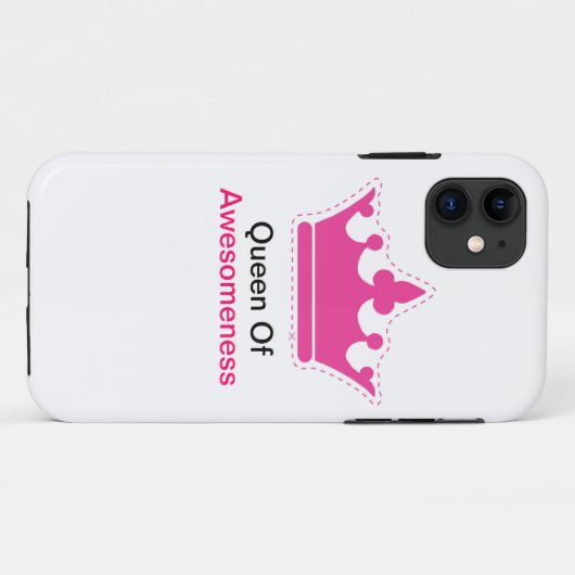 Awesomenessの女王 Case-Mate iPhoneケース (裏面(横))