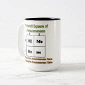 AwesomenessのPunnettスクエア ツートーンマグカップ (正面左)