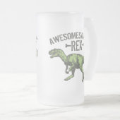 Awesomesaurusのレックス フロストグラスビールジョッキ (正面右)