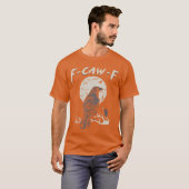 awFブラッククロウプンバードカおもしろいウインググランジミーム1 Tシャツ (正面フル)