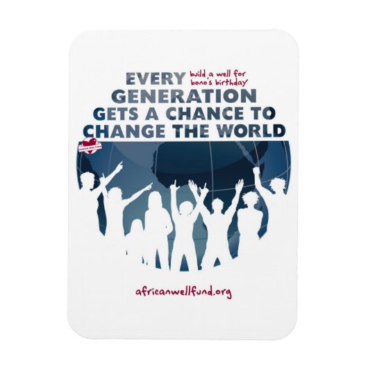 AWFボノの誕生日磁石 マグネット (縦)