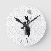 Awiti's ラウンド壁時計 (正面)