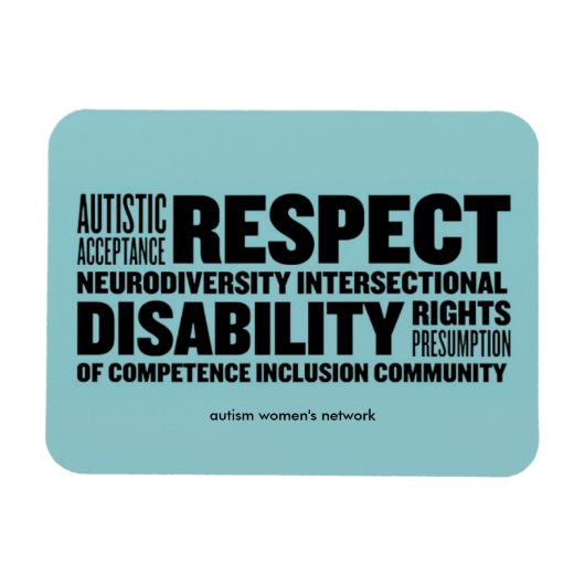 AWNワードクラウドフレキシマグネット マグネット (横)