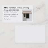 Awning Cleaning Service New Business Cards 名刺 (正面/裏面)