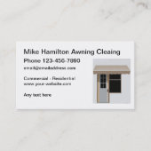 Awning Cleaning Service New Business Cards 名刺 (正面)