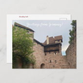 aWorld2祝:ドイツからのご挨拶！ ポストカード (正面/裏面)