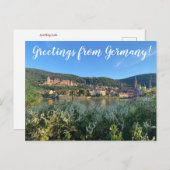 aWorld2祝:ドイツからのご挨拶！ ポストカード (正面/裏面)
