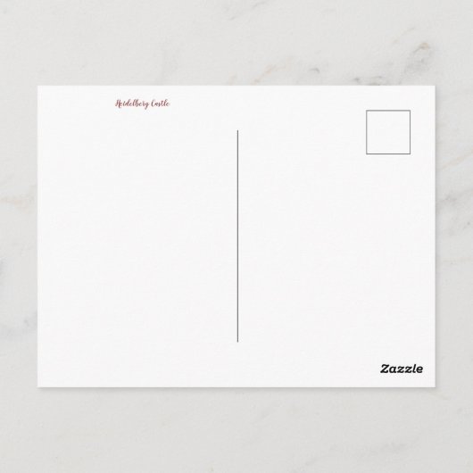 aWorld2祝:ドイツからのご挨拶！ ポストカード (裏面)