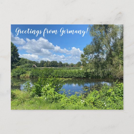 aWorld2祝:ドイツからのご挨拶！ ポストカード (正面)