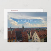 aWorld2祝:ドイツからのご挨拶！ ポストカード (正面/裏面)