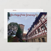 aWorld2祝:ドイツからのご挨拶！ ポストカード (正面/裏面)