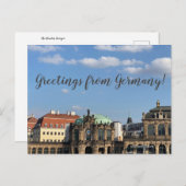aWorld2祝:ドイツからのご挨拶！ ポストカード (正面/裏面)