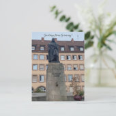 aWorld2祝:ドイツからのご挨拶！ ポストカード (スタンド正面)