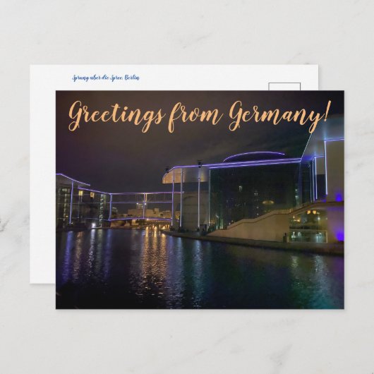 aWorld2祝:ドイツからのご挨拶! ポストカード (正面/裏面)