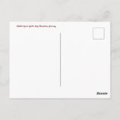 aWorld2祝:ドイツからのご挨拶！ ポストカード (裏面)