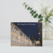 aWorld2祝:ドイツからのご挨拶！ ポストカード (スタンド正面)