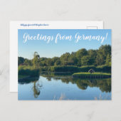 aWorld2祝:ドイツからのご挨拶！ ポストカード (正面/裏面)