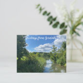 aWorld2祝:ドイツからのご挨拶！ ポストカード (スタンド正面)