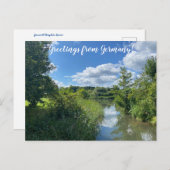 aWorld2祝:ドイツからのご挨拶！ ポストカード (正面/裏面)