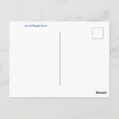 aWorld2祝:ドイツからのご挨拶！ ポストカード (裏面)