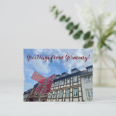 aWorld2祝:ドイツからのご挨拶! ポストカード (スタンド正面)