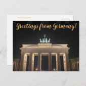 aWorld2祝:ドイツからのご挨拶！ ポストカード (正面/裏面)