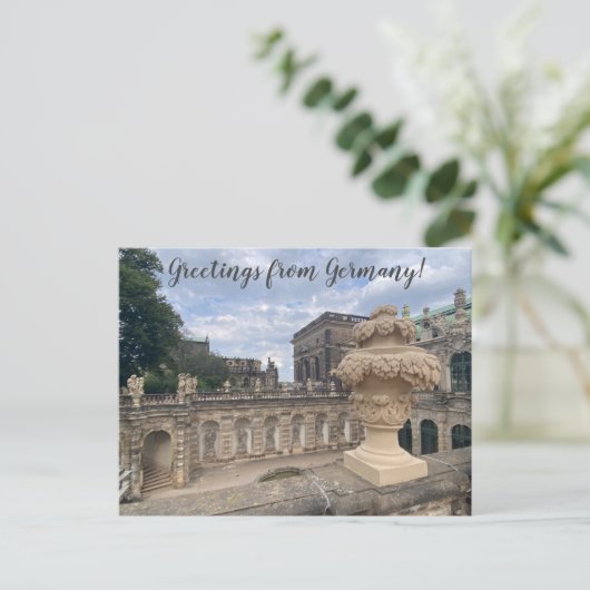 aWorld2祝:ドイツからのご挨拶! ポストカード (スタンド正面)