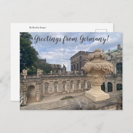 aWorld2祝:ドイツからのご挨拶！ ポストカード (正面/裏面)