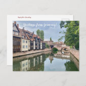 aWorld2祝:ドイツからのご挨拶！ ポストカード (正面/裏面)