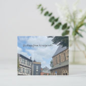 aWorld2祝:ドイツからのご挨拶！ ポストカード (スタンド正面)